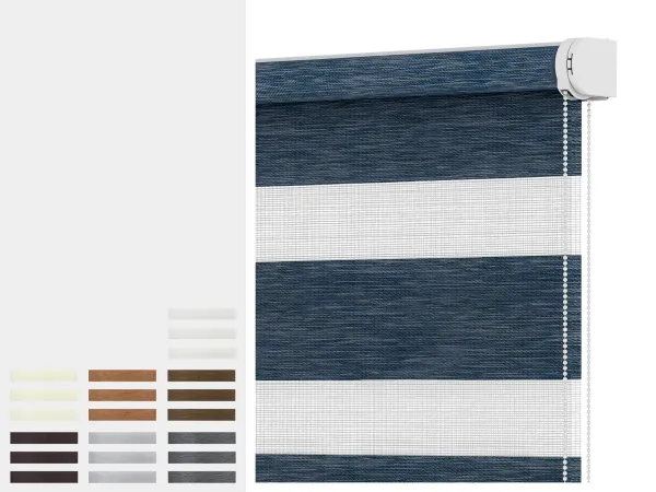 Roleta SOLID S - deň a noc - látka OLYMPOS