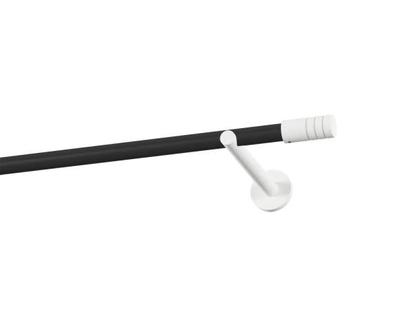 Garniža 19mm obyčajná tyč - 1rad - TECHNO - čierno biela 1