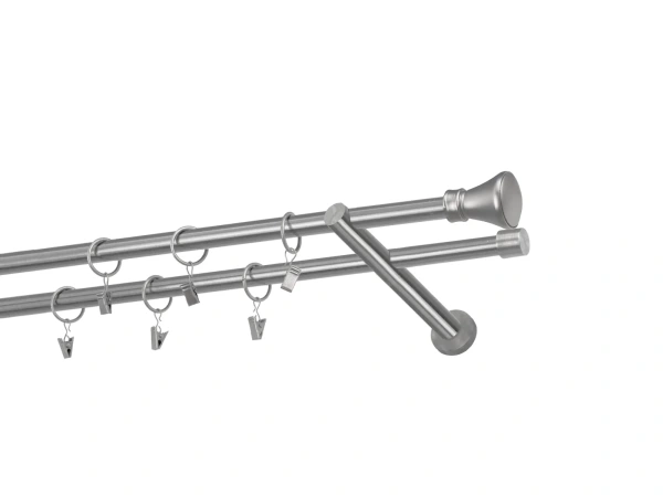 Garniže 16x16mm - dvojradové - KOLOSEO - satin