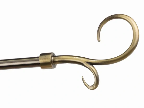 Garniže 16x16mm - dvojradové - HÁK DVOJITÝ - antik 5