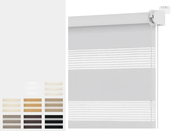 Roleta MINI - deň a noc - látka MIAMI