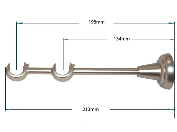 Garniže 19x19mm - dvojradové - VENEZIA - satin 2