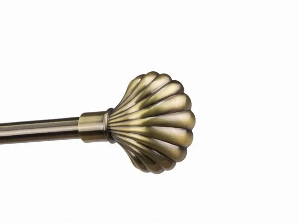 Garniže 16x16mm - dvojradové - MUŠLA - antik 5