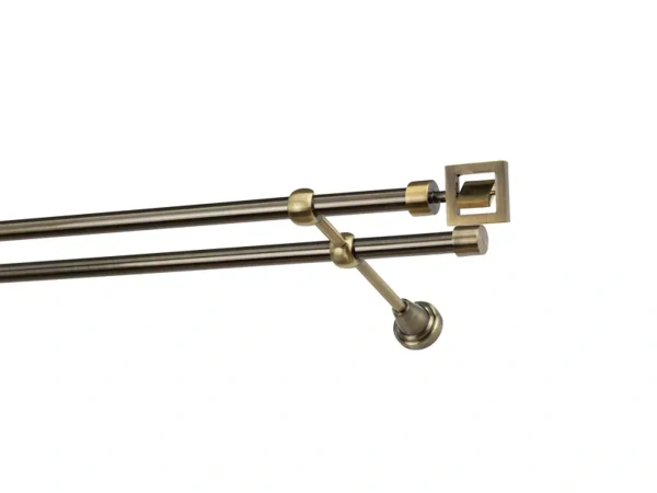 Garniže 16x16mm - dvojradové - SATURN - antik 1