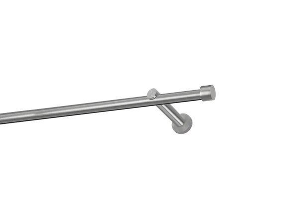 Garniža 19mm - drážková tyč - 1rad - PULLO - satin 1