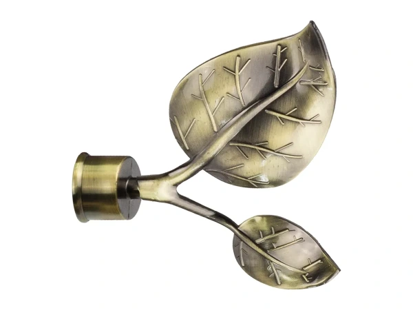 Garniže 25x25mm - dvojradové - LIST VEĽKÝ  - antik 2