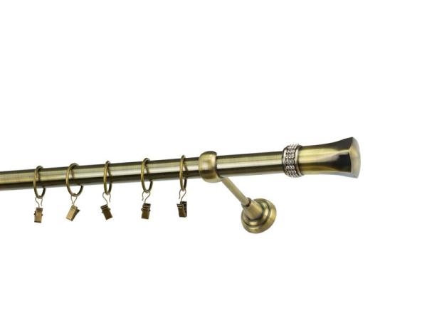 Garniže 25mm - jednoradové - PLUTON CRYSTAL - antik