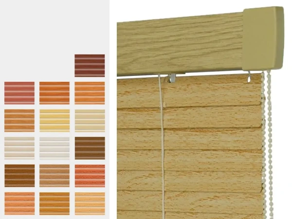 Žalúzie na okná ISSO 1 - 25mm - drevoimitačné