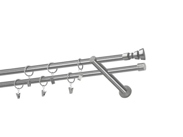 Garniže 16x16mm - dvojradové - AFINA - satin