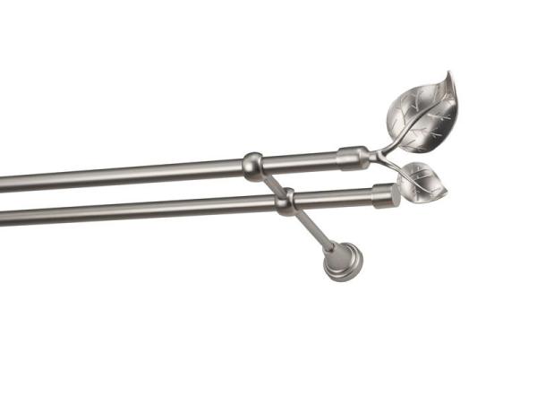 Garniže 16x16mm - dvojradové - LIST VEĽKÝ - satin 1