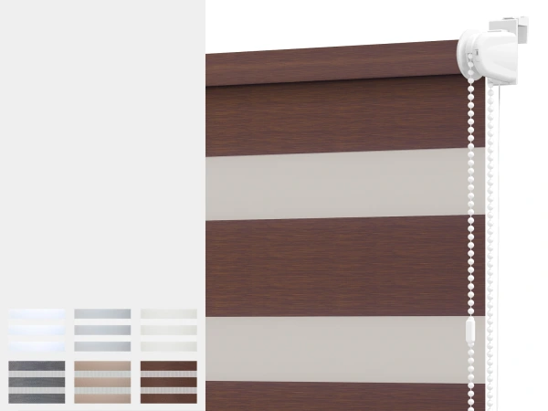 Roleta MINI+ deň a noc - látka EXCLUSIVE