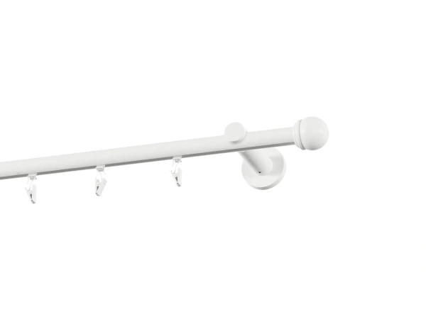 Garniža 19mm drážková tyč - 1rad - TODI MAX - biela 2