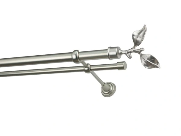 Garniže 25x16mm - dvojradové - LIST ROSE - satin 1