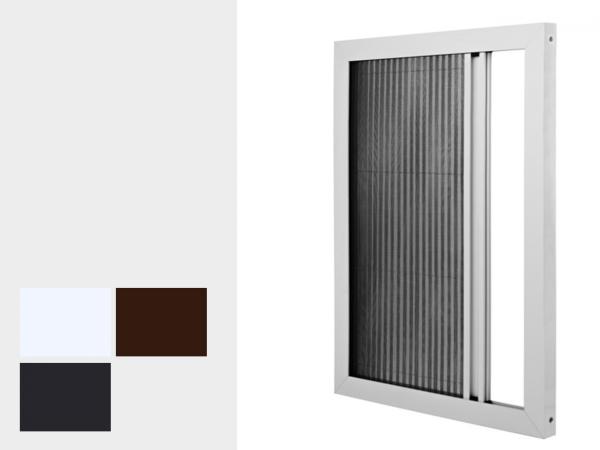 Sieťky na DVERE - PLISÉ jednostranné - bežné farby