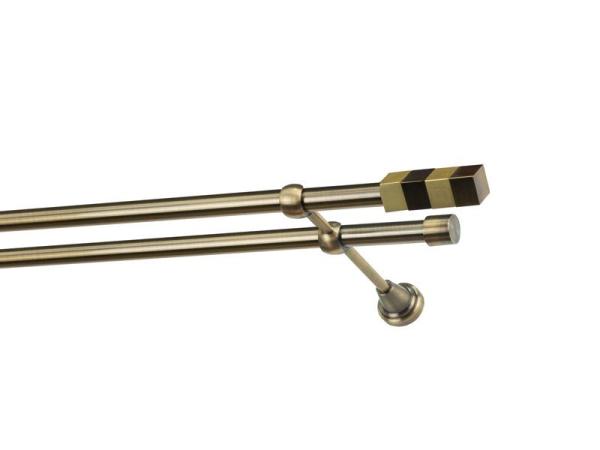 Garniže 19x19mm - dvojradové - QUADRO - antik 1