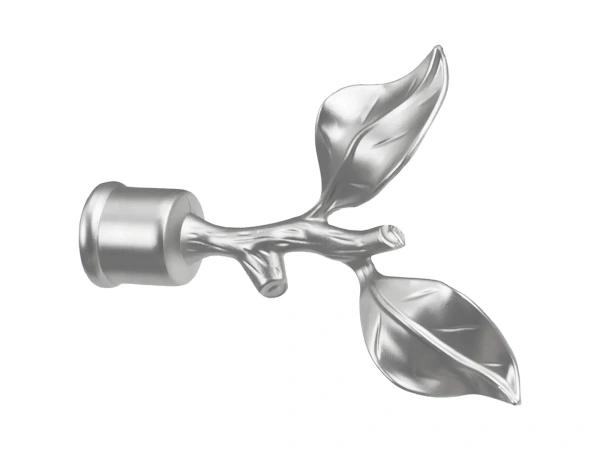 Garniže 25x16mm - dvojradové - LIST ROSE - satin 2