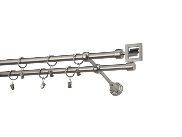 Garniže 16x16mm - dvojradové - SATURN - satin