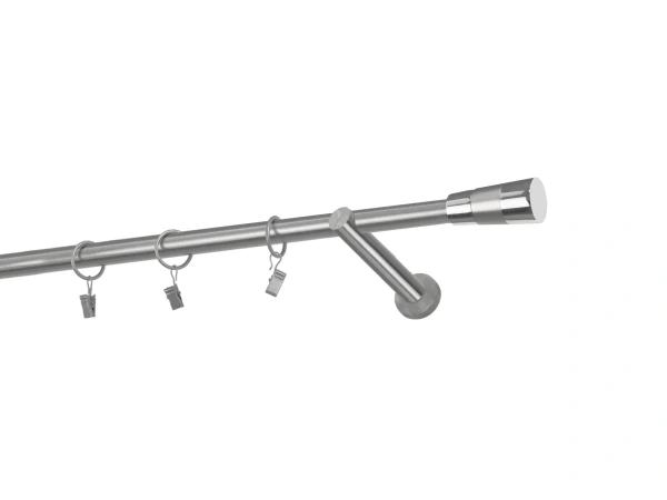 Garniže 19mm - jednoradové - VOLEO - satin