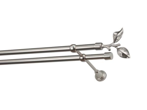 Garniže 19x19mm - dvojradové - LIST ROSE - satin 1