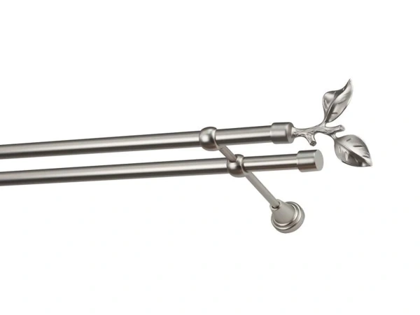 Garniže 19x19mm - dvojradové - LIST ROSE - satin 1