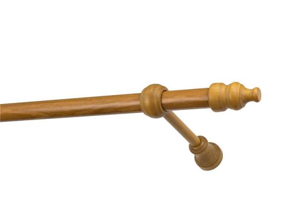 Garniže drevená 28mm jednoradové - DUB ZLATÝ 1