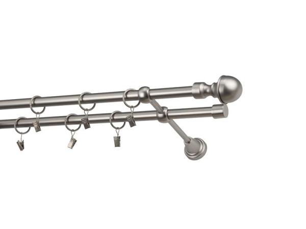 Garniže 16x16mm - dvojradové - BOSTON - satin