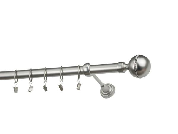 Garniže 25mm - jednoradové - KALISTO CRYSTAL - satin