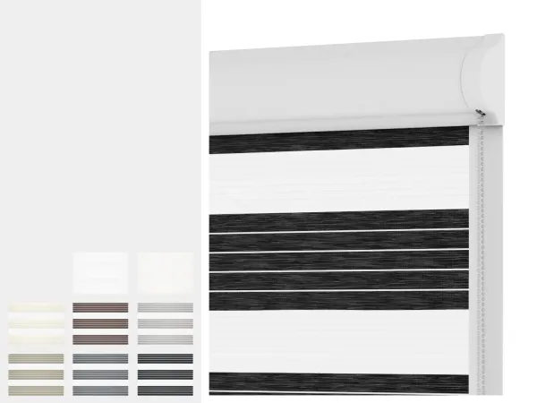 Roleta SWING - deň a noc - látka RODOS