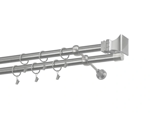 Garniže 25x25mm - dvojradové - VEŽA - satin