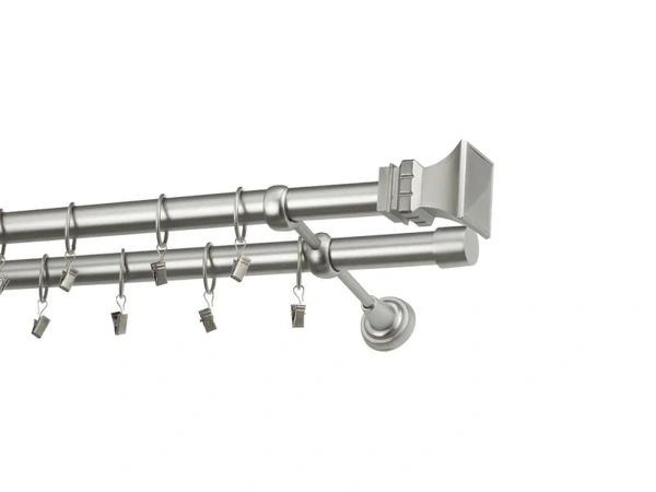 Garniže 25x25mm - dvojradové - VEŽA - satin