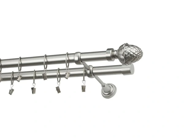 Garniže 25x25mm - dvojradové - ŽALUĎ - satin