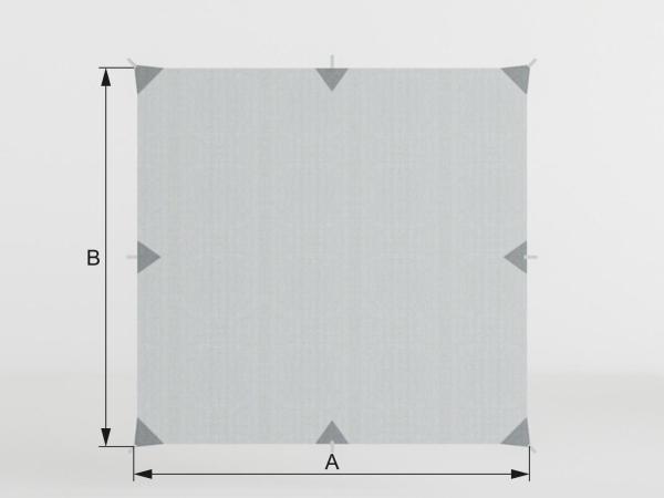 Tieniaca plachta so spodným úchytom