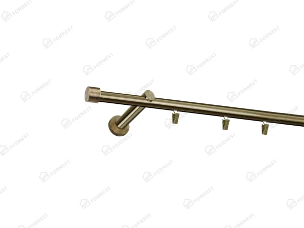 Garniža 19mm - drážková tyč - 1rad - PULLO - antik