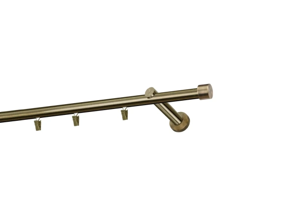 Garniža 19mm - drážková tyč - 1rad - PULLO - antik