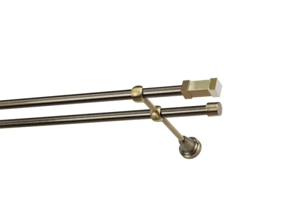 Garniže 16x16mm - dvojradové - QUADRO - antik 1