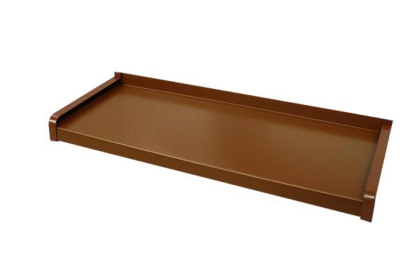 Vonkajšie hliníkové ohýbané parapety - hnedá RAL 8003