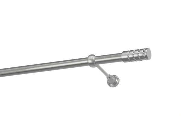 Garniže 25mm - jednoradové - CYLINDER CRYSTAL - satin 1