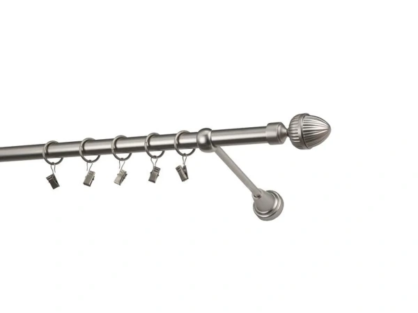 Garniže 19mm - jednoradové - ODEON - satin