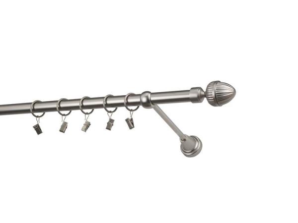 Garniže 19mm - jednoradové - ODEON - satin