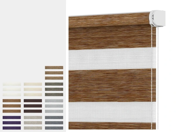 Roleta SOLID S - deň a noc - látka MAURÍCIUS