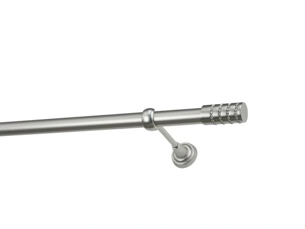 Garniže 25mm - jednoradové - CYLINDER CRYSTAL - satin 1