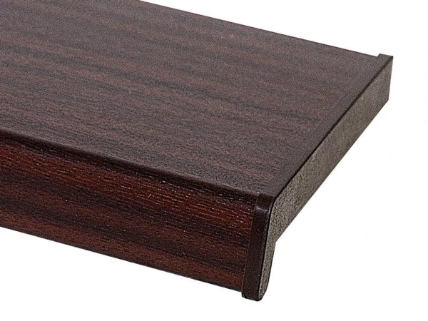 Vnútorné plastové parapety - mahagón