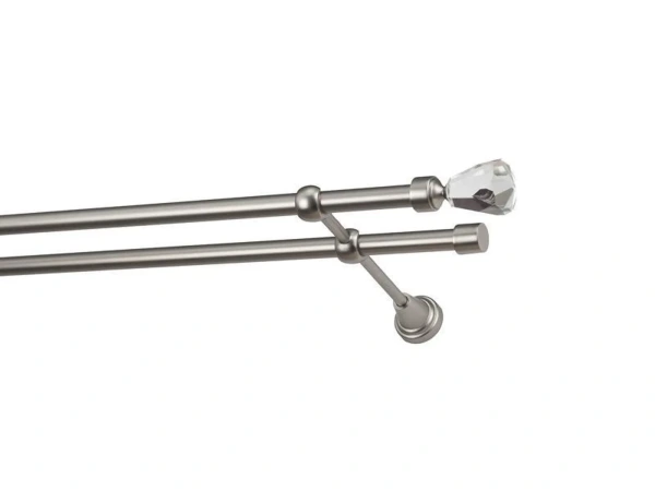 Garniže 16x16mm - dvojradové - CRYSTAL CONE - satin 1