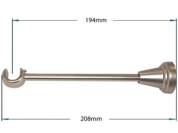 Garniže 16mm - jednoradové - LIST VEĽKÝ - satin 2