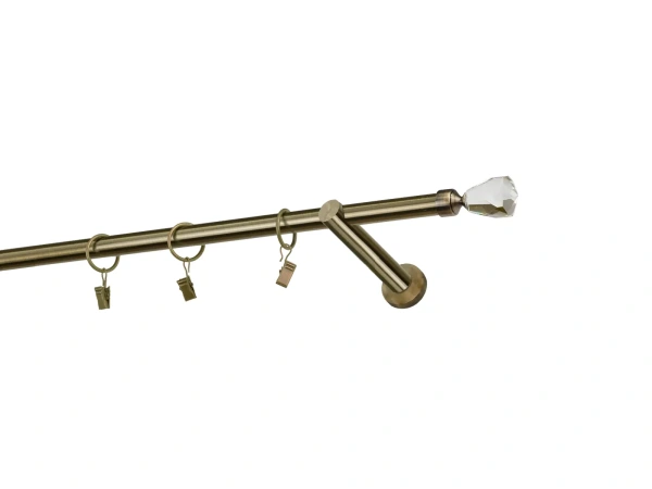 Garniže 16mm - jednoradové - CRYSTAL CONE - antik