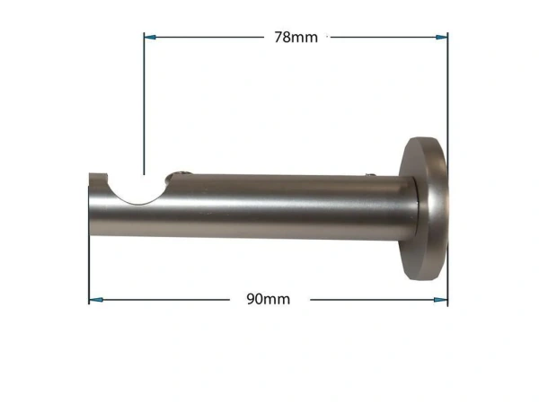 Garniže 16mm - jednoradové - CYLINDER CRYSTAL - satin 3