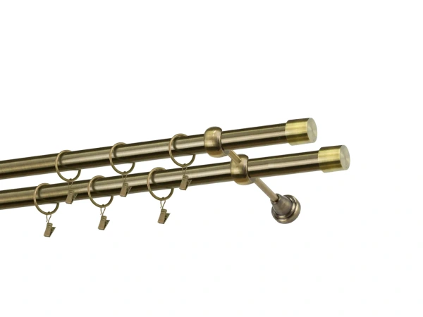 Garniže 25x25mm - dvojradové - PULLO - antik