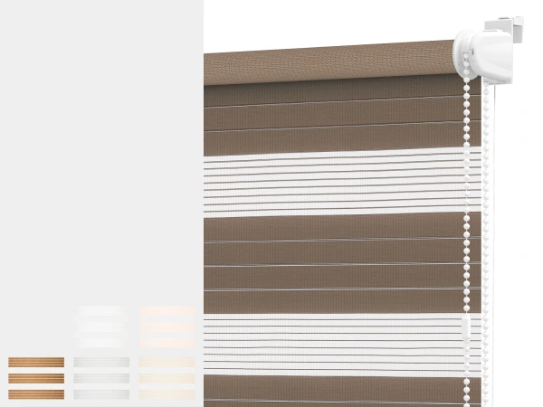 Roleta MINI+ deň a noc - látka KRÉTA