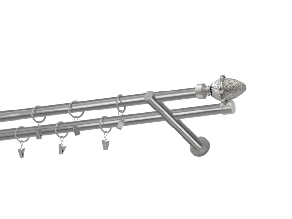 Garniže 19x19mm - dvojradové - ŽALUĎ - satin