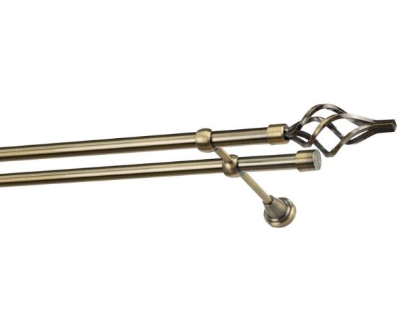 Garniže 19x19mm - dvojradové - GUĽA AZUR - antik 1